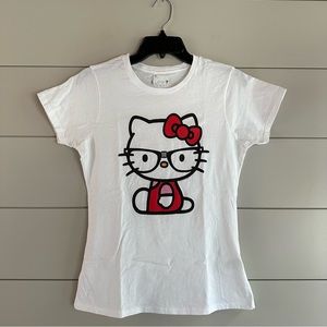 Sanrio Nerdy Hello Kitty Women’s Tee Size Small